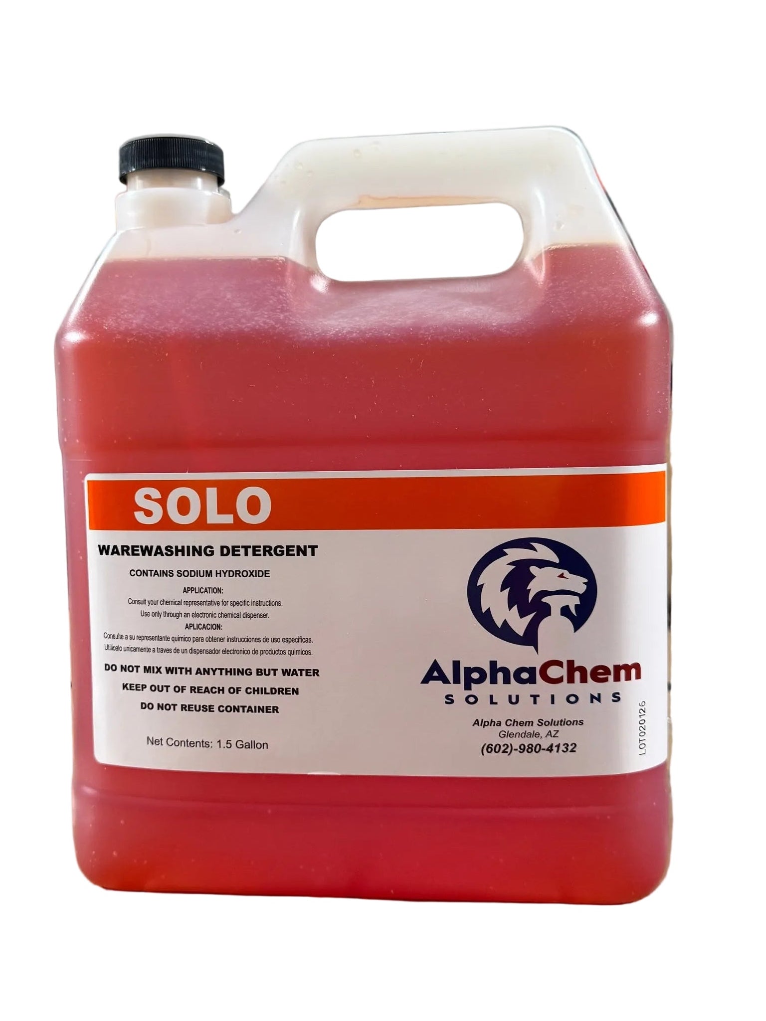 Solo Automatic Dishwashing Detergent 1.5 gal cs – AlphaChem Solutions