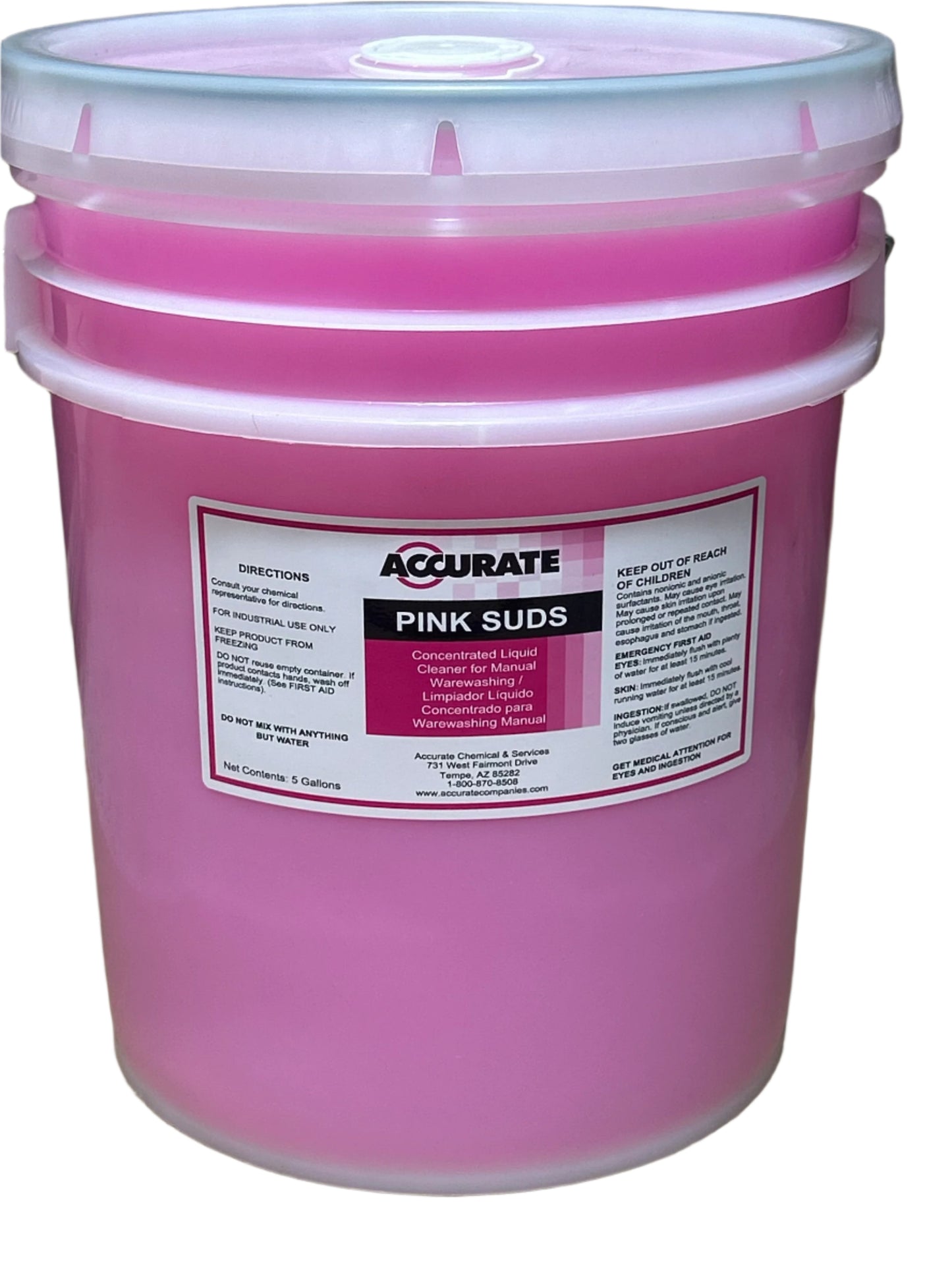 Pink Suds 5 gal pail