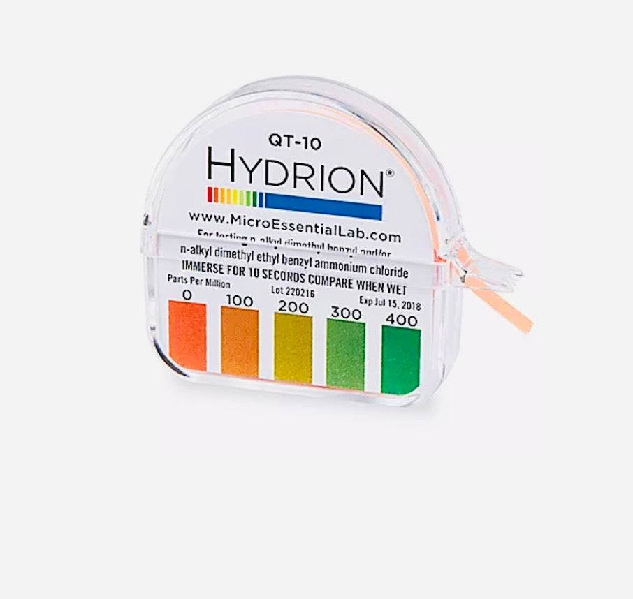 Quaternary Solution Test Strips (1 roll)