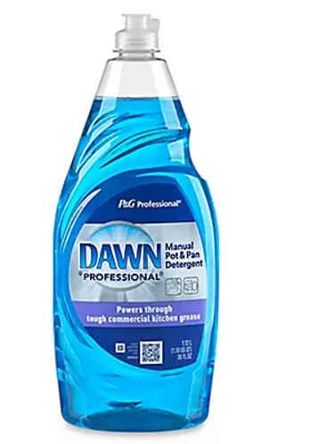 Dawn Professional Manual Pot & Pan Dish Soap - 8x38 oz Bottle/Case