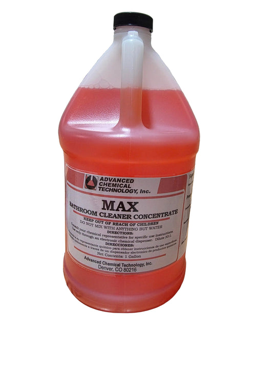 MAX Concentrated Bathroom Cleaner  4 x 1 Gallon Case