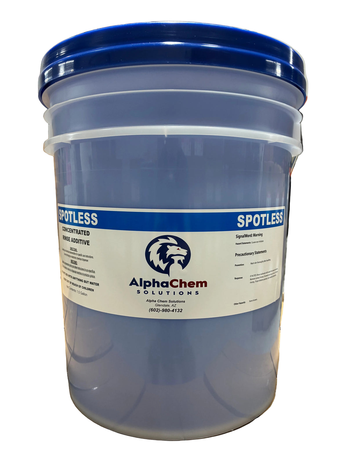 Spotless Dish Machine Rinse Aid (Regular Strength)  5 gallon Pail